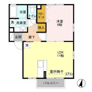 リ ジェルの間取り画像