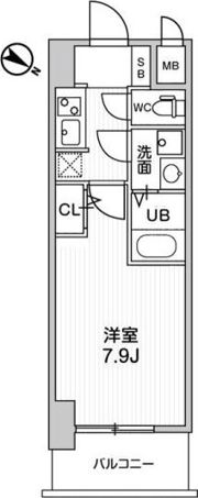 LaDouceur西天満の間取り画像