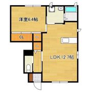 シャーメゾン茶屋の原IB棟の間取り画像