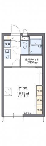 レオパレス波岡の間取り画像