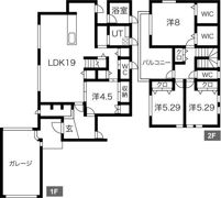 市野町戸建賃貸の間取り画像