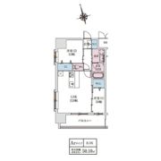 スプランディッドライズ新大阪ノースの間取り画像