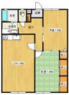 シャトーアルブルAの間取り画像