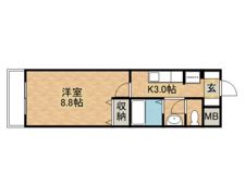 ベルジュヤノの間取り画像