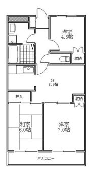 ヴィラエスティナ2番館の間取り画像