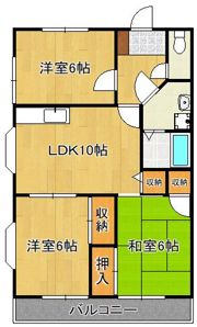 下境屋戸ハイツの間取り画像