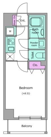 ドゥーエ西小山の間取り画像