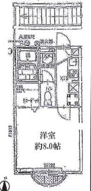 マノアステューディオの間取り画像