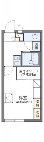 レオパレス樹の間取り画像