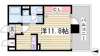 アドバンス神戸湊町の間取り画像