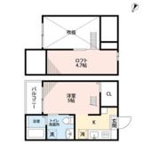 エクシア道徳の間取り画像