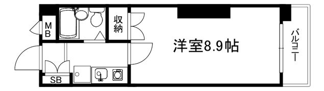 カーサー高村の間取り画像