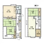 長房町戸建の間取り画像