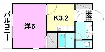 ミュゼ南松山の間取り画像