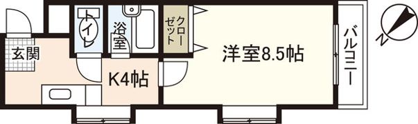 コンフォート祇園の間取り画像