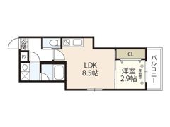 MOVE江波東の間取り画像
