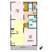 サザンボヌールの間取り画像