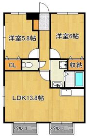 アムールNKIIの間取り画像