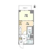 ウェルスクエア錦糸町SOUTHの間取り画像