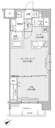 レ・ソール本八幡グローレの間取り画像