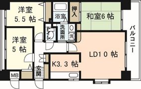 ハウスバーンフリート舟入南の間取り画像