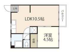 みさきマンションの間取り画像