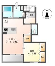 レジデンシア楓の間取り画像