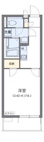 クレイノラポステ一ツ家の間取り画像