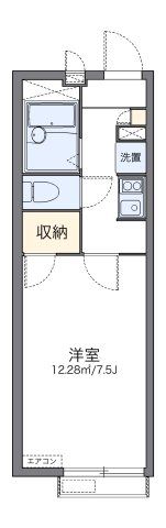 レオパレスフローラ Sの間取り画像