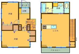 松木タウンハウスの間取り画像