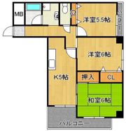 ケイジュカンIの間取り画像