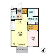 モアクレストF Ⅲの間取り画像