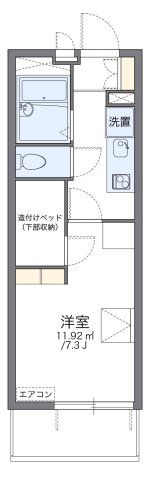 レオパレス池上新町の間取り画像