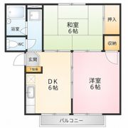 メゾンラメールの間取り画像