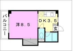 コンフォート今市の間取り画像