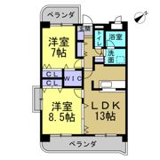 ウイング瀬木の間取り画像