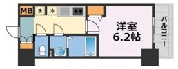 アドバンス大阪メルディアの間取り画像