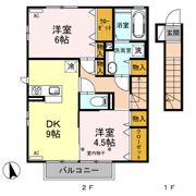メゾン・ド・ジュリアン Bの間取り画像