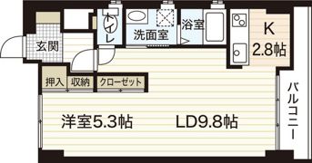 ルミノシティーの間取り画像