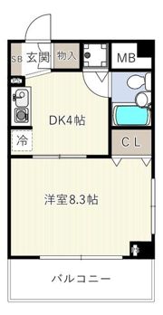 アソルティ関内大通公園の間取り画像