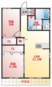 フェアリー永谷B棟の間取り画像