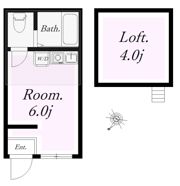 ユナイト東白楽マルコ・デ・ヴィータの間取り画像