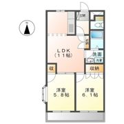 フォンテーヌ朝陽ヶ丘の間取り画像
