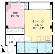 NOVEL OGIKUBO Aの間取り画像