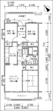 コーポレート和光新倉の間取り画像