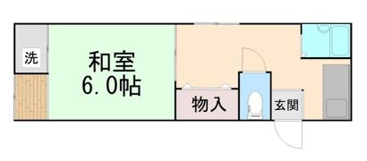マンション福田の間取り画像
