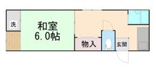 マンション福田の間取り画像