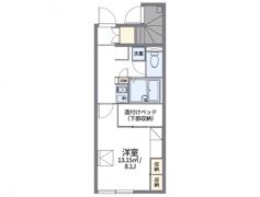 レオパレスメルベーユの間取り画像