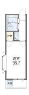 レオパレス金沢文庫第8の間取り画像