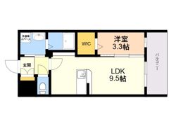 KL東比恵2の間取り画像